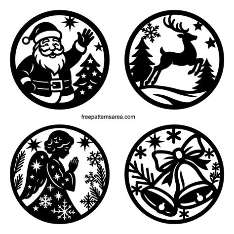 Silhouette Xmas Decorations