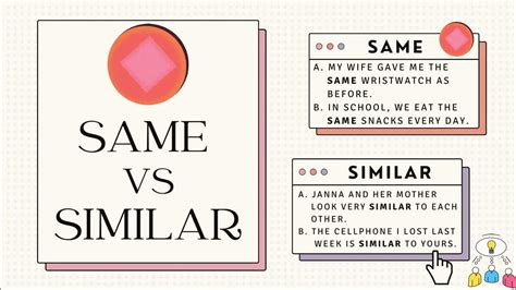Similar To Vs Same As Windows