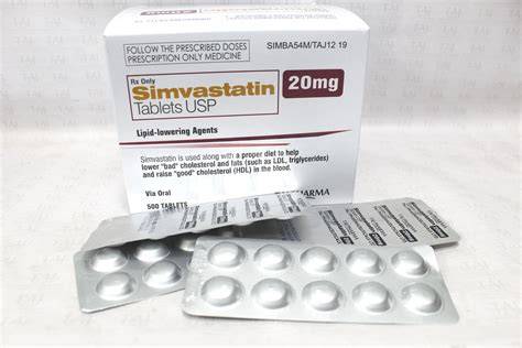 Simvastatin 20Mg Tablets