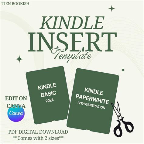 Size Of Kindle Insert