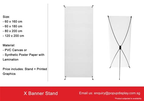 Size Of X Stand Banner