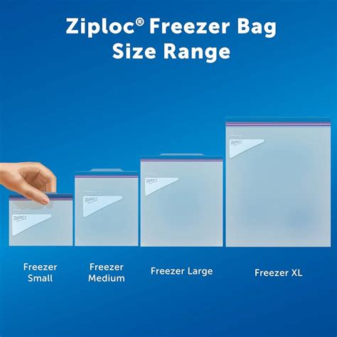 Size Of Ziploc Bags