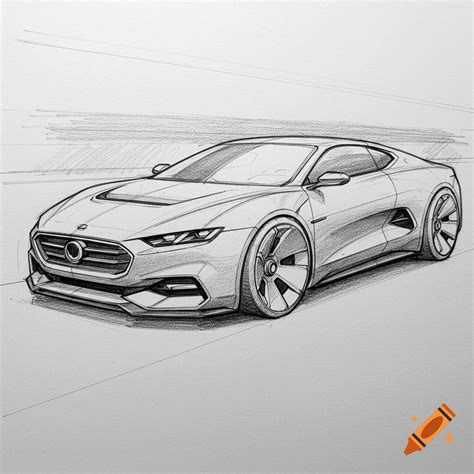 Sketch Of A Car
