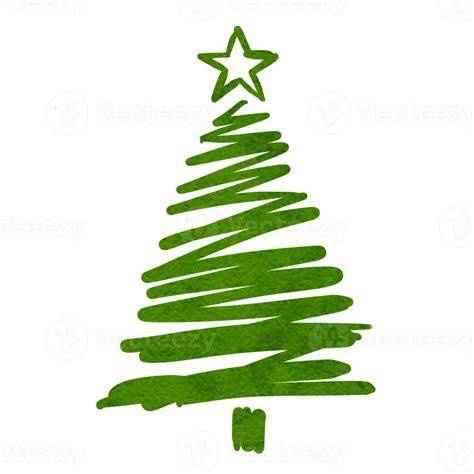 Sketch Of Christmas Tree
