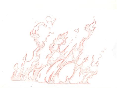 Sketch Of Fire