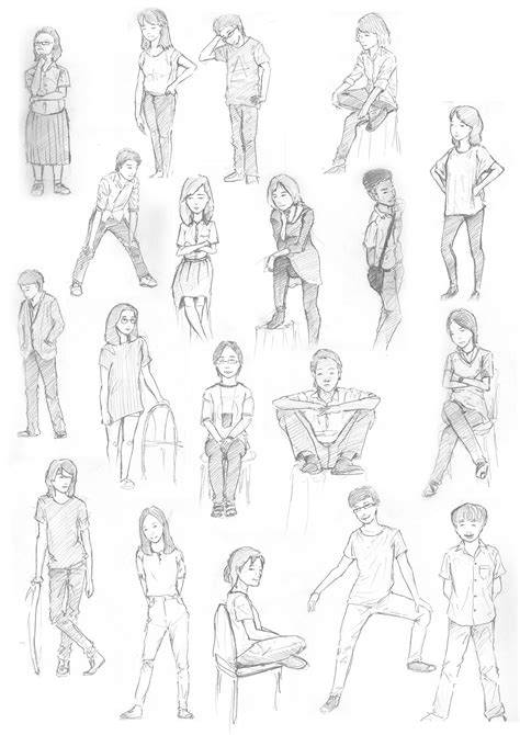 Sketch Of Human