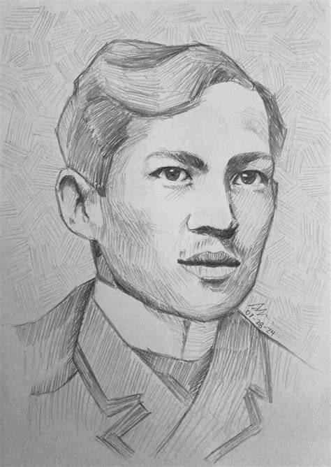 Sketch Of Jose Rizal