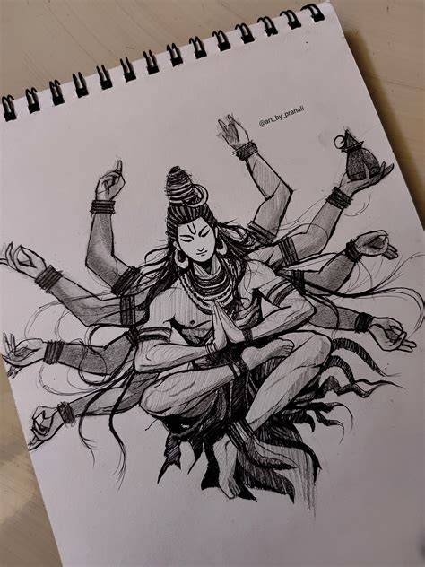 Sketch Of Mahadev