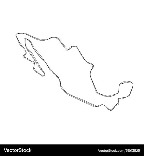 Sketch Of Mexico