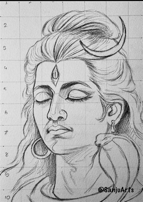 Sketch Of Shiva