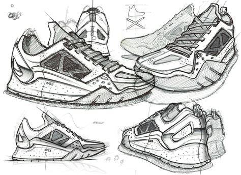 Sketch Of Shoes