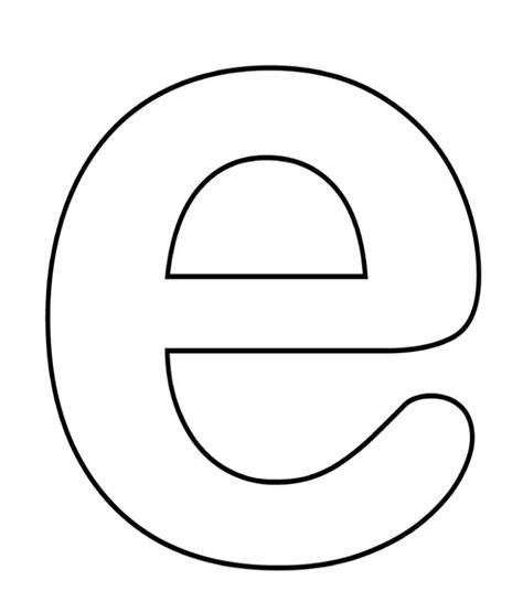 Sketch Of Small Letter E
