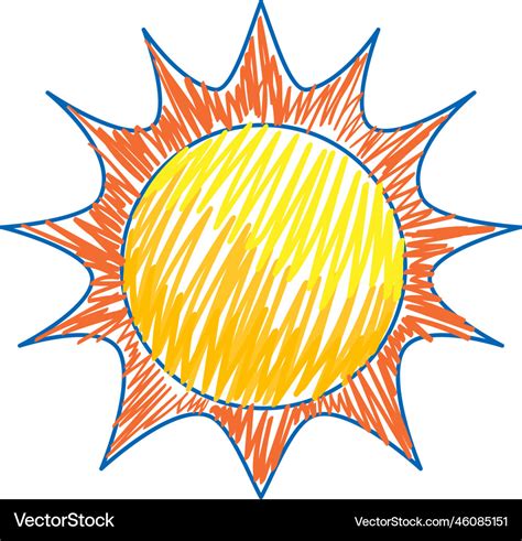 Sketch Of Sun