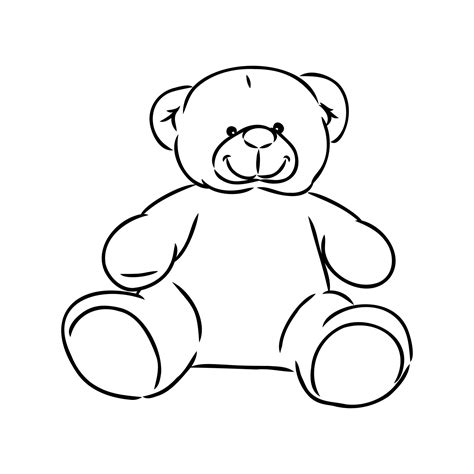 Sketch Of Teddy Bear