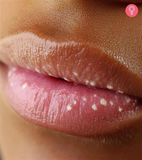 Small White Spots On Lips