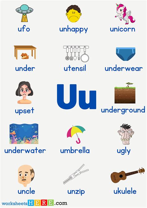 Sound Of U Words In English