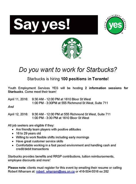 Starbucks Hiring Age