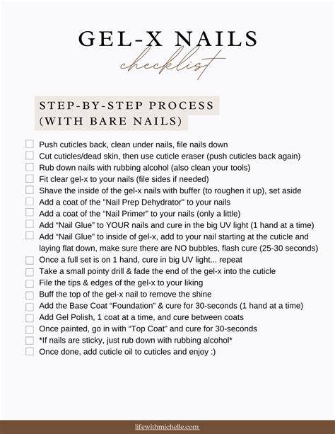 Steps To Gel X