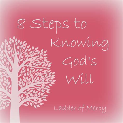 Steps To Knowing God's Will