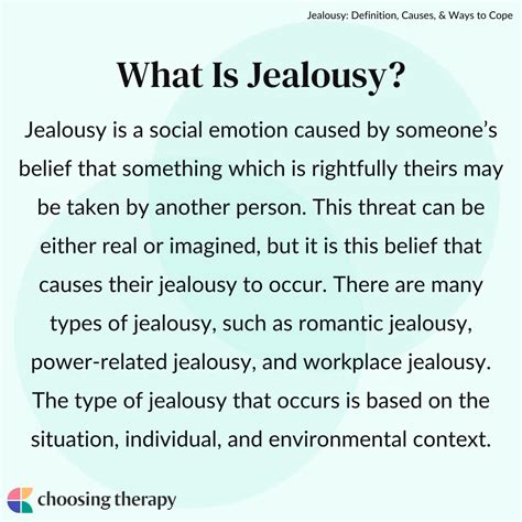 Sting Of Jealousy Meaning