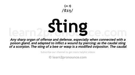 Sting Of Meaning