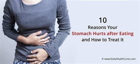 Stomach Ache After Eating