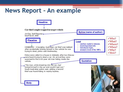Structure Of News Report