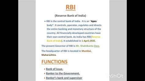Subsidiaries Of Rbi Meaning