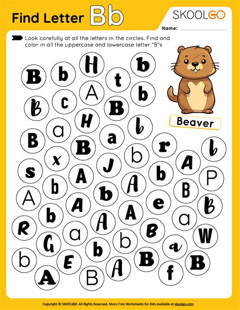 Success For All Find The Letter B