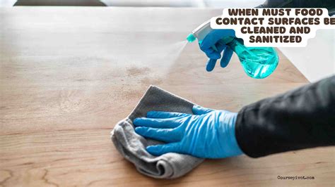 Surfaces To Be Cleaned