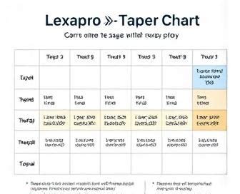 Tapering Off Lexapro