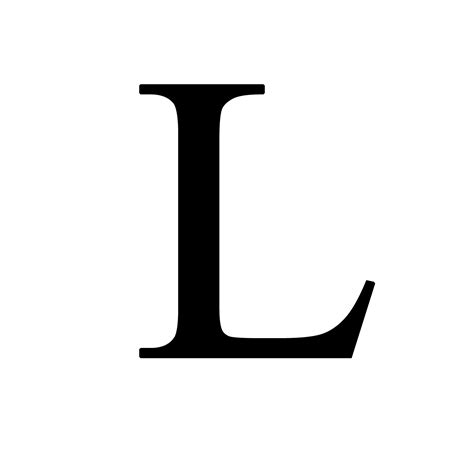 The Letter L Fonts