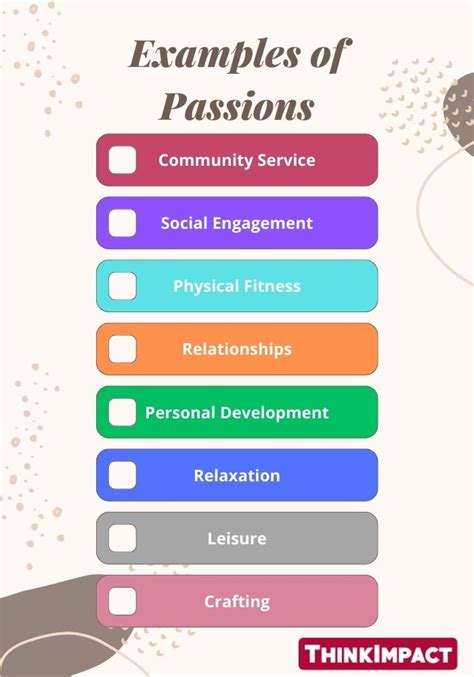 Things To Be Passionate About