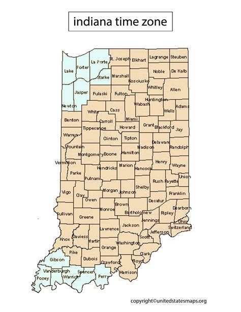 Time Zone Of Indiana