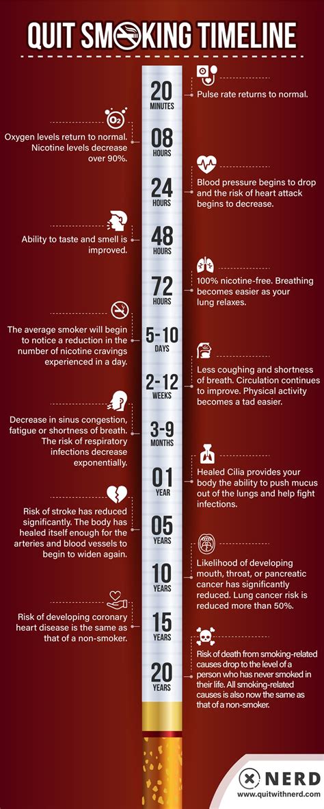 Timeline Of Quit Smoking