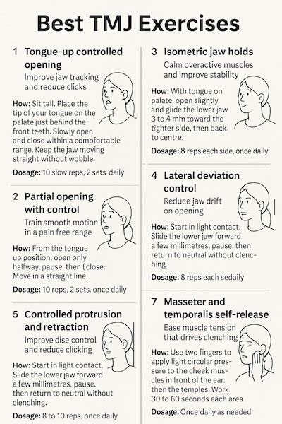 Tmj Jaw Exercises