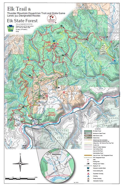 Trail Of Dreams Elk County Map Free