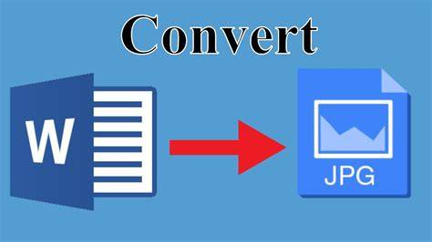 Transfer Word To Jpeg