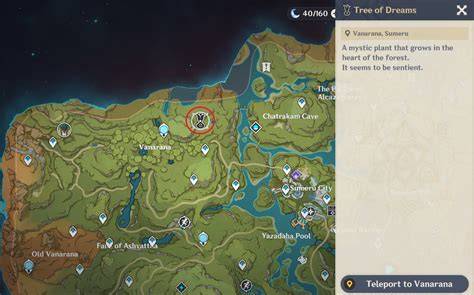 Tree Of Dreams Map