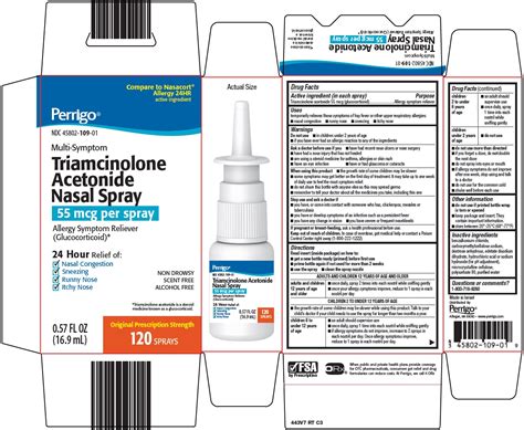 Triamcinolone Acetonide Nasal Spray