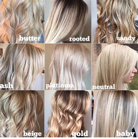 Types Of Blonde Hair