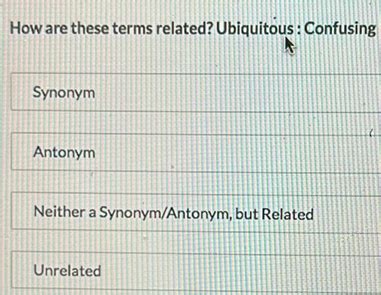 Ubiquitous Confusing How Are They Related