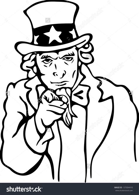 Uncle Sam Drawing