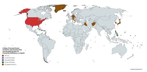 United States Territories World Map