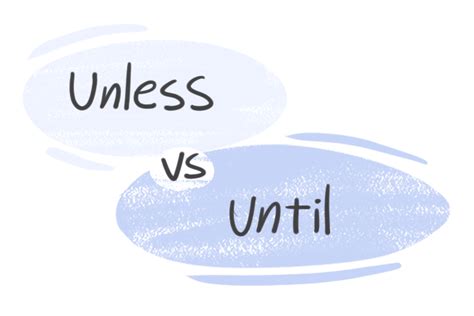 Unless Vs Except Letter