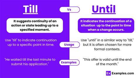 Until Vs Till Youtube