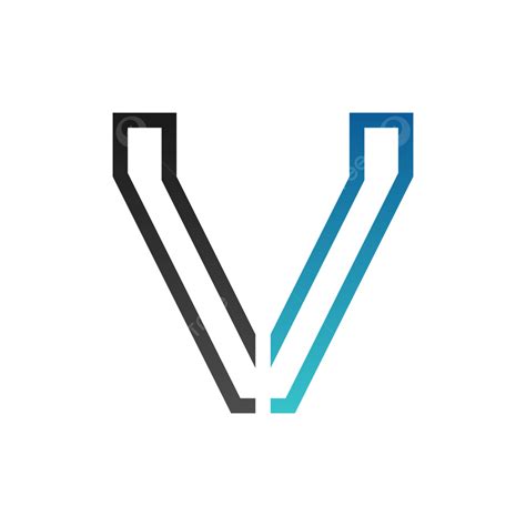 V With 5 Separate Parts Logo