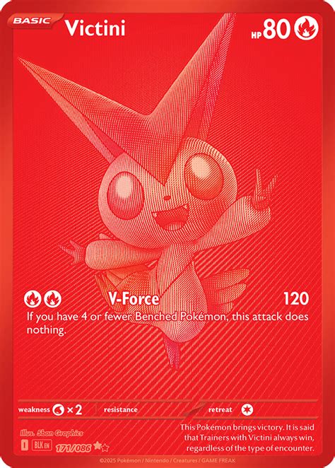 Victini V Pokemon Card