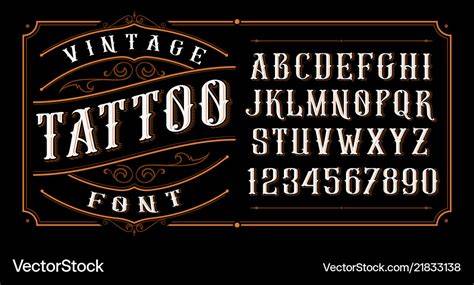 Vintage Tattoo Font