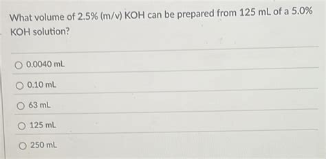 Volume Of Koh
